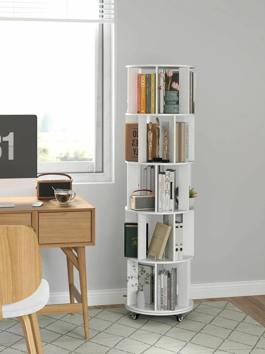 Rotating Bookshelf 360degrees revolving bookcase - Image 1