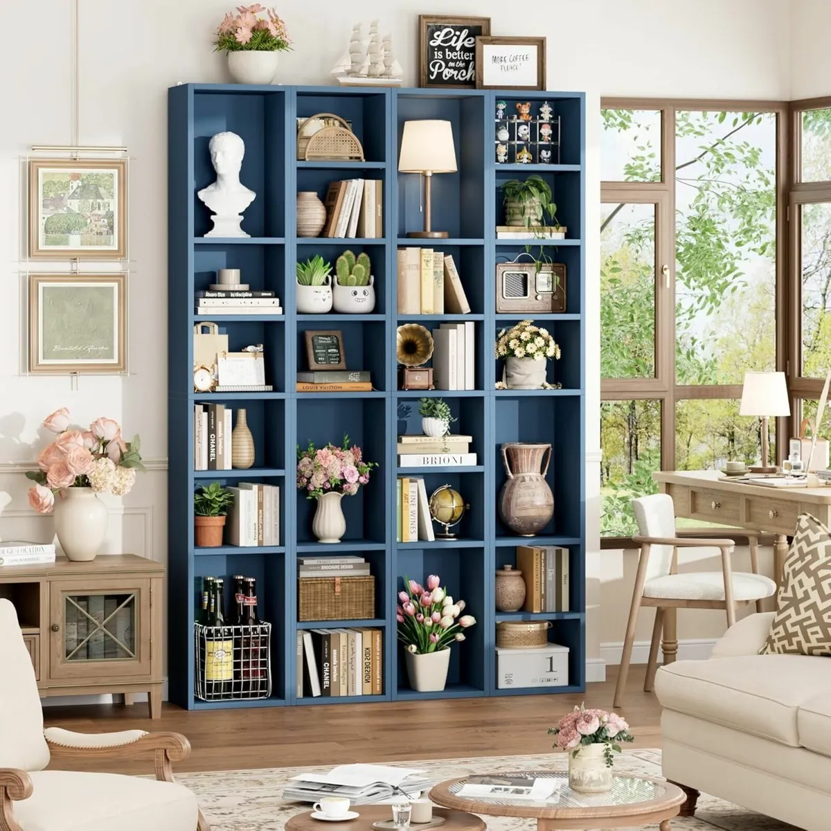 8-Tier Media Tower Rack 11.6 X 9.3 70.9 Inches CD - Image 2