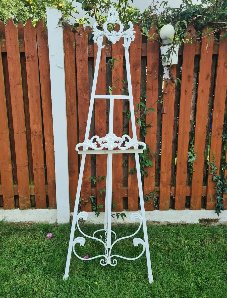 White Easel for Rent