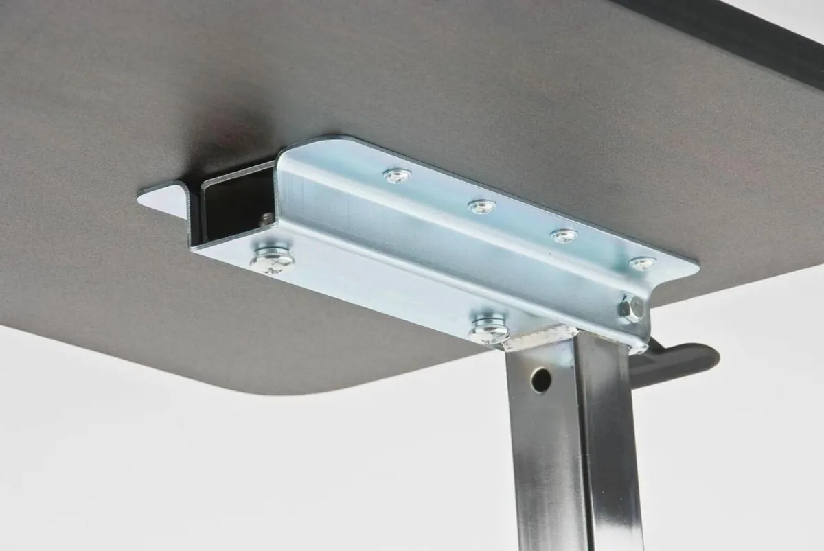 Over bed table with 4 castors and height adjustabl - Image 3