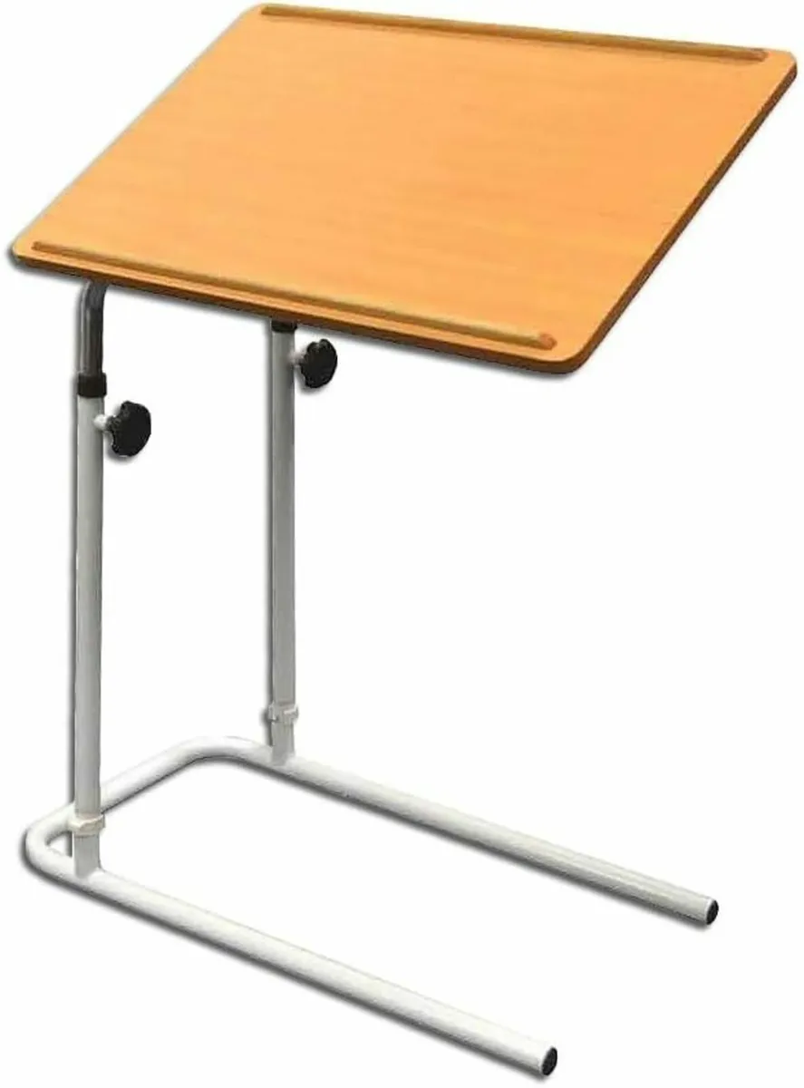 F19959 Divan Overbed Table - Tilting and Adjustabl