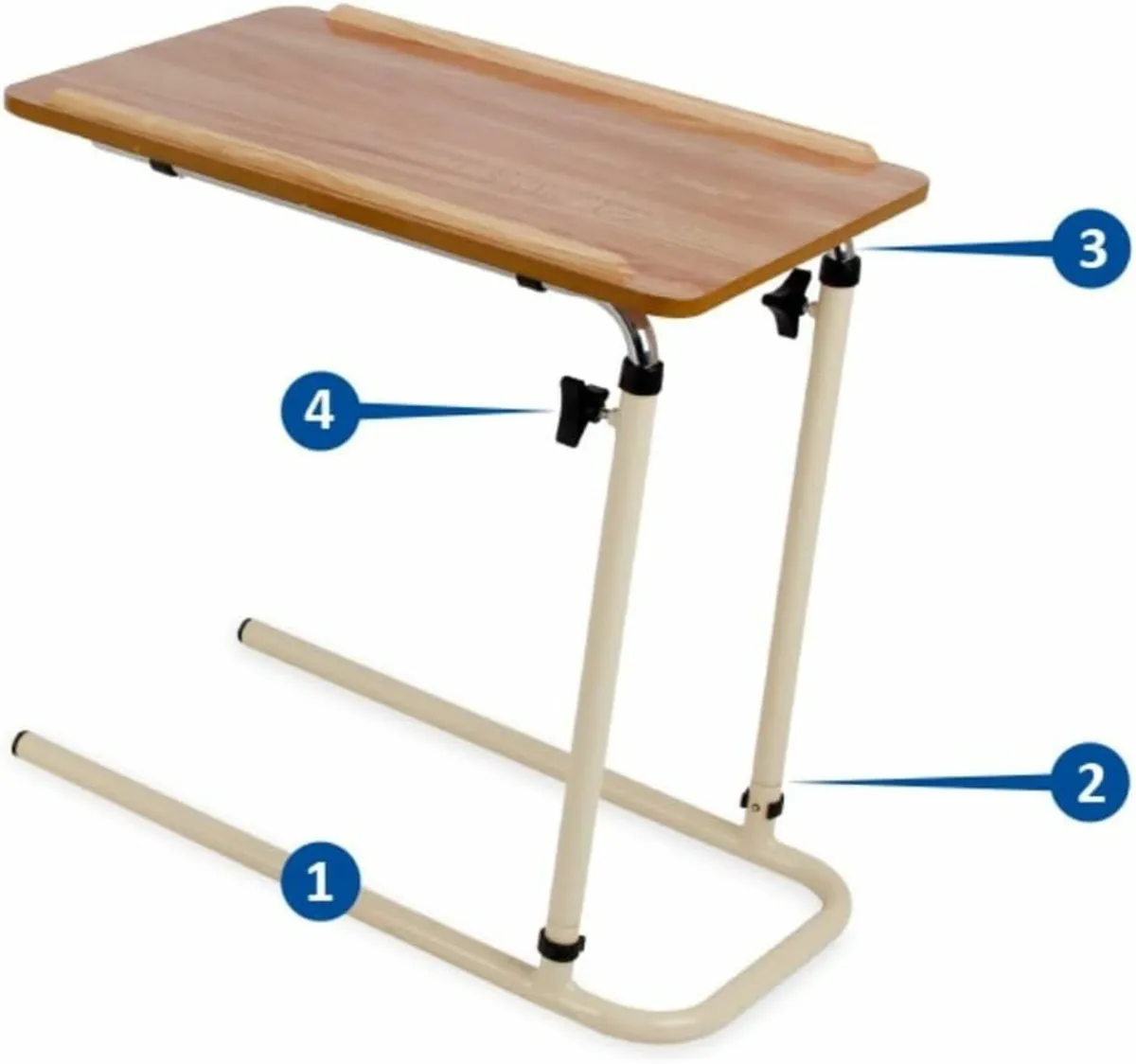 Homecraft Overbed Table Flat Packed Slides Over a - Image 2