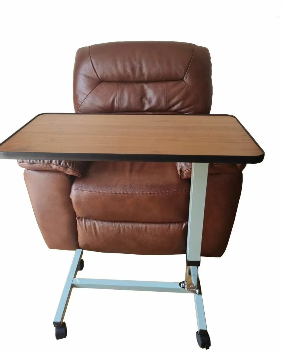 Adjustable Laptop Table - Overbed Hospital Desk - Image 1