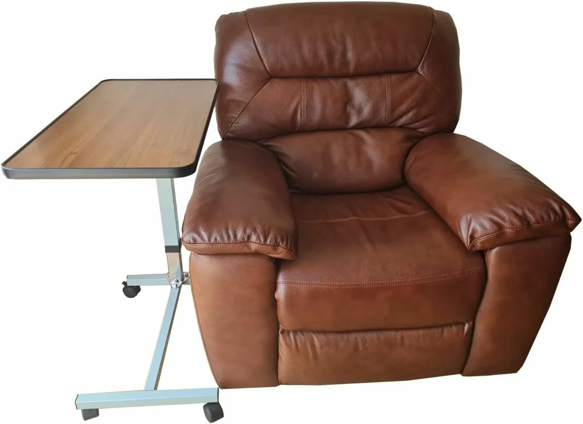 Adjustable Laptop Table - Overbed Hospital Desk - Image 4