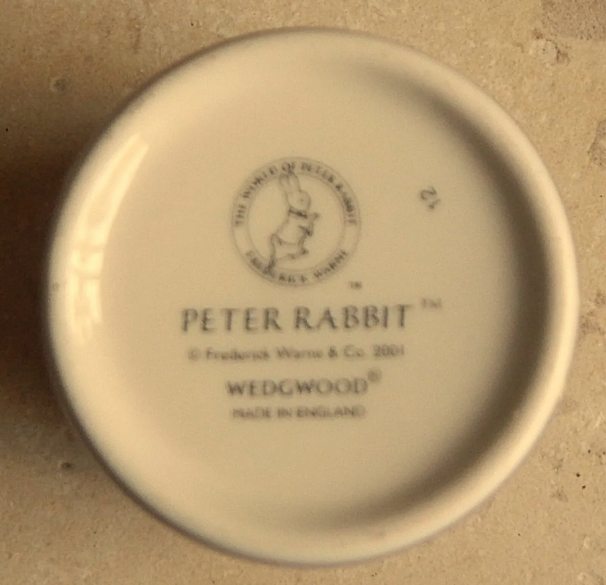 3 Vintage Wedgwood Peter Rabbit Pieces c2001 - Image 4