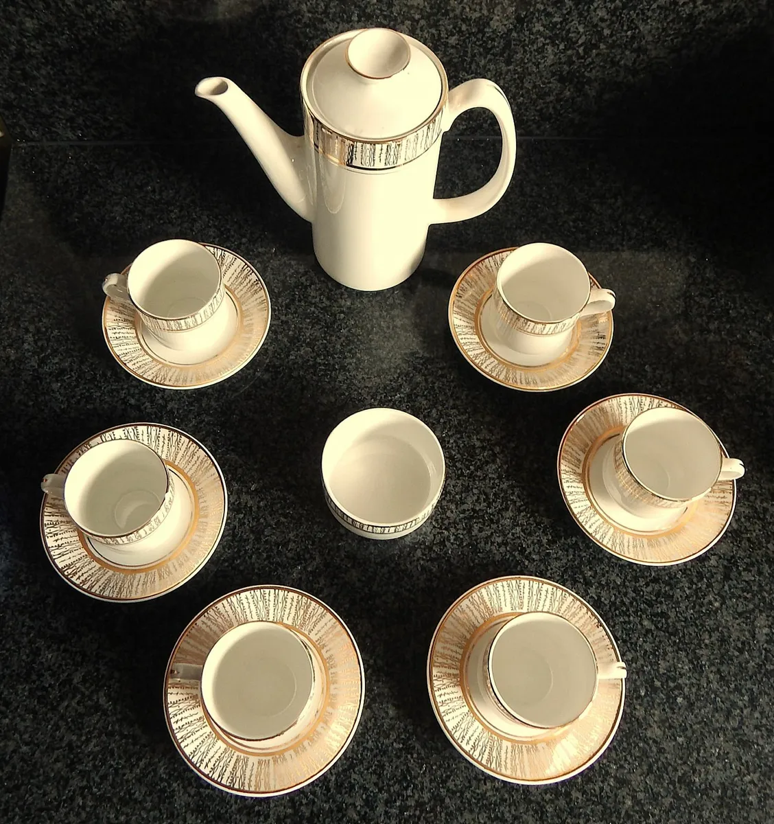 Vintage Arklow Pottery Kingsway Coffee Set - Image 3