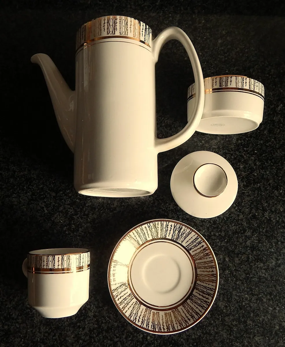 Vintage Arklow Pottery Kingsway Coffee Set - Image 4