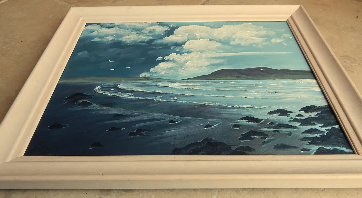 Signed Oil on Canvas Painting - Image 4