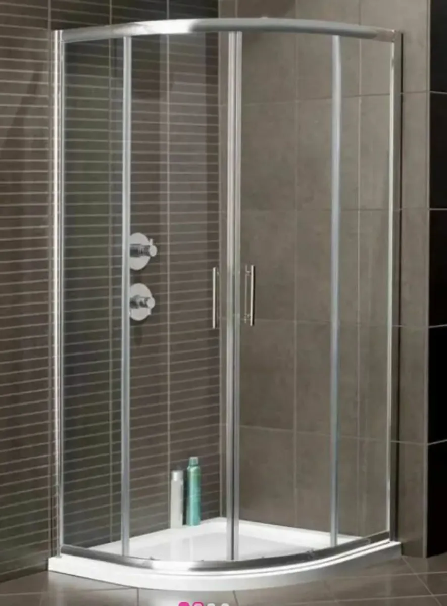900mm Quadrant Shower Enclosure Bundle with Door, - Image 3