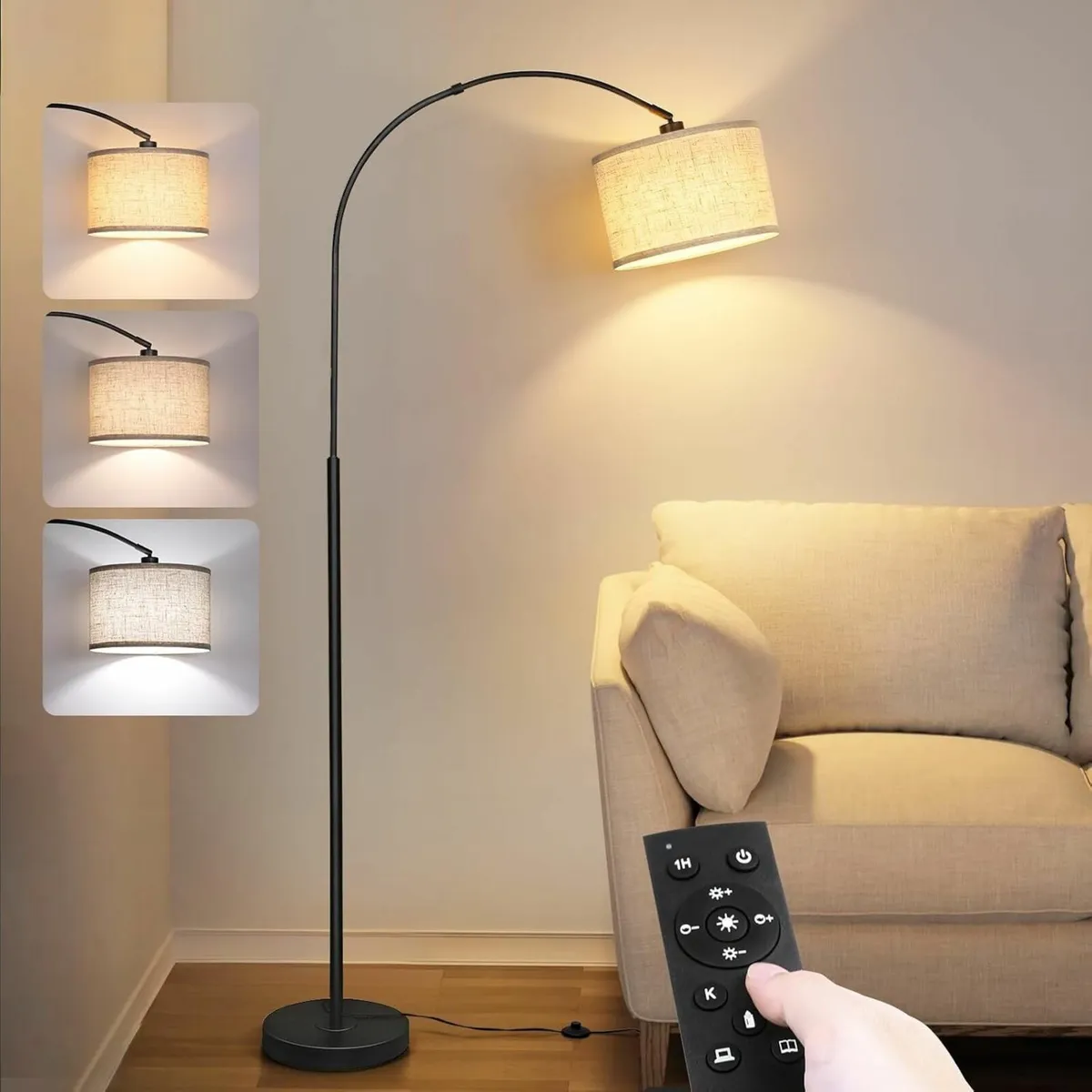Arc Floor Lamp Modern Lamps for Living Room - Image 1