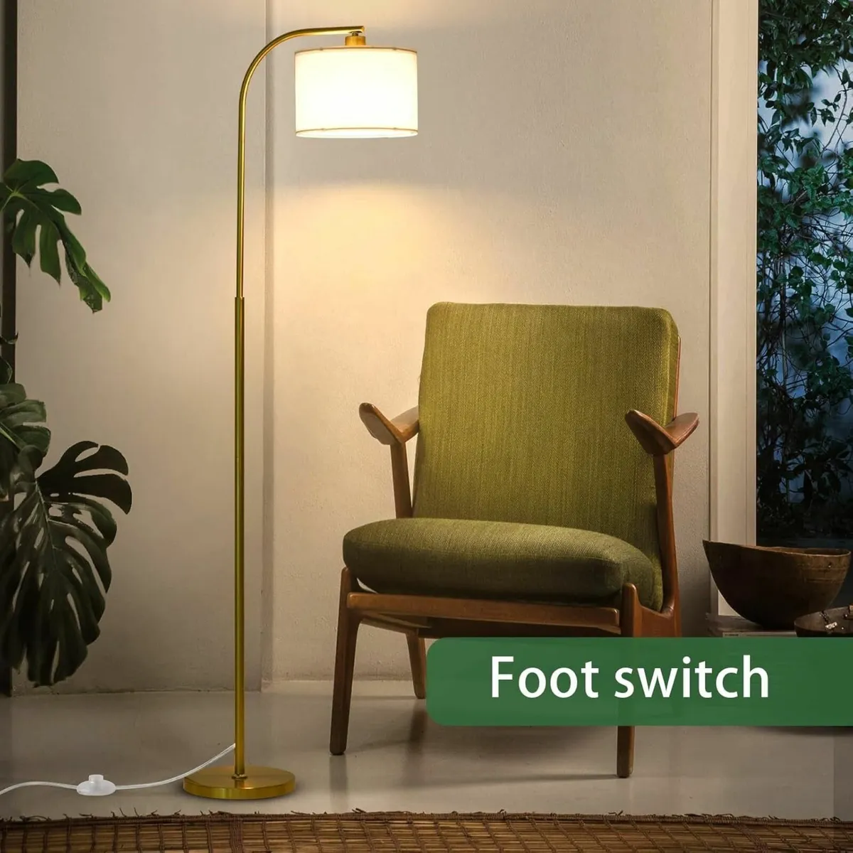 Modern Floor Lamps for Living Room 65'' Gold - Image 4