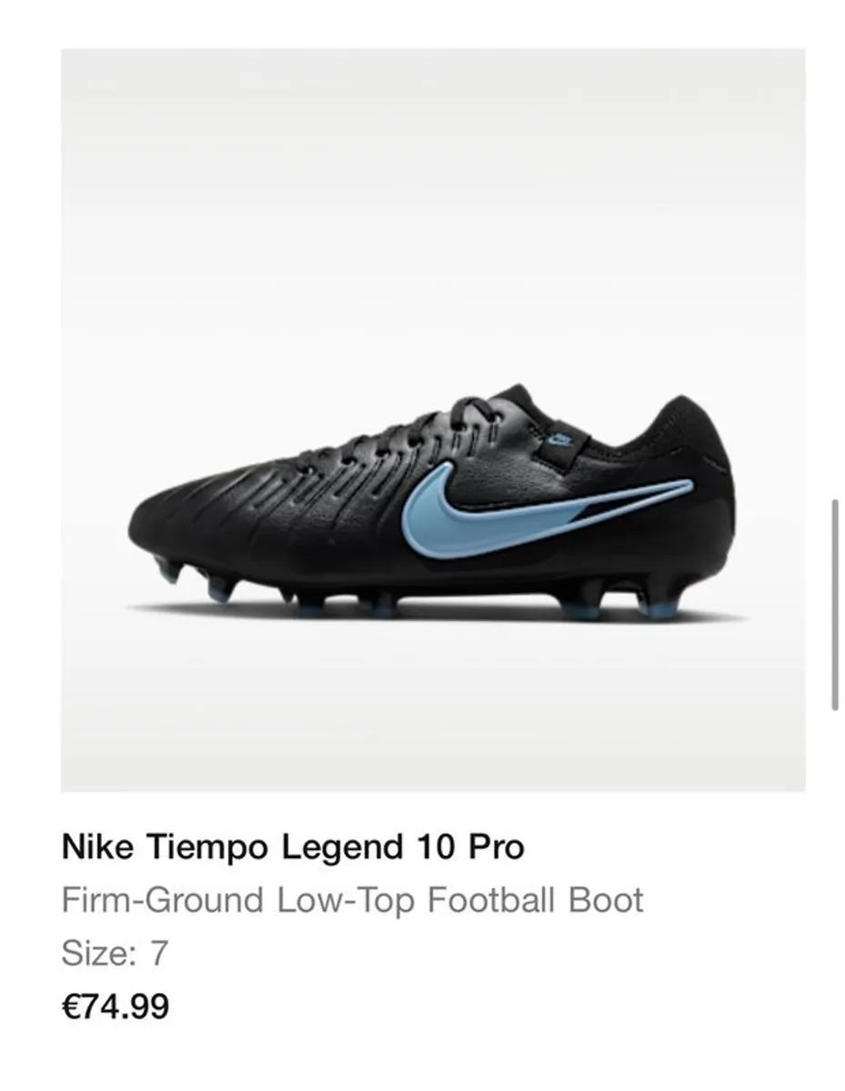 Nike Tiempo Boots - Image 1
