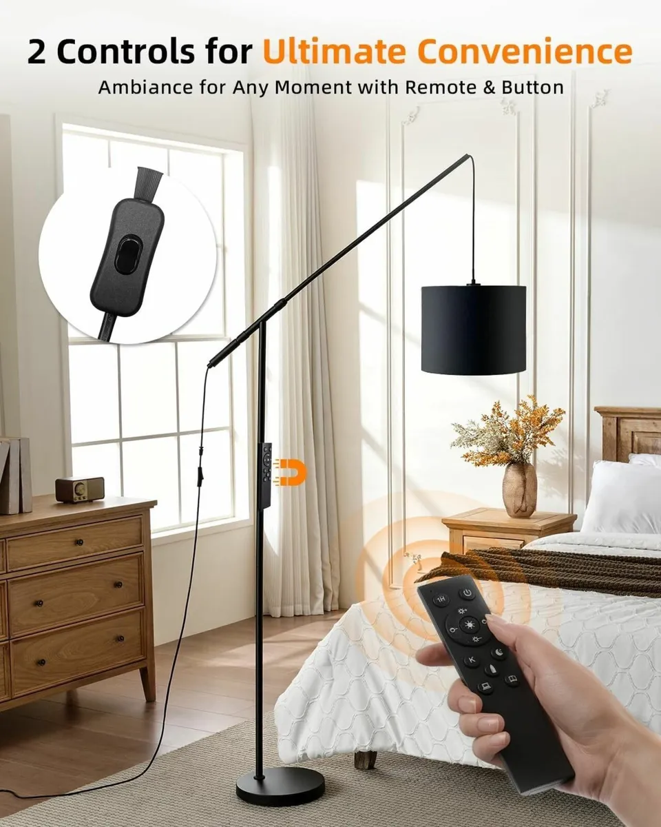 Floor Lamp 79 Modern Arc Standing Lamps with - Image 4