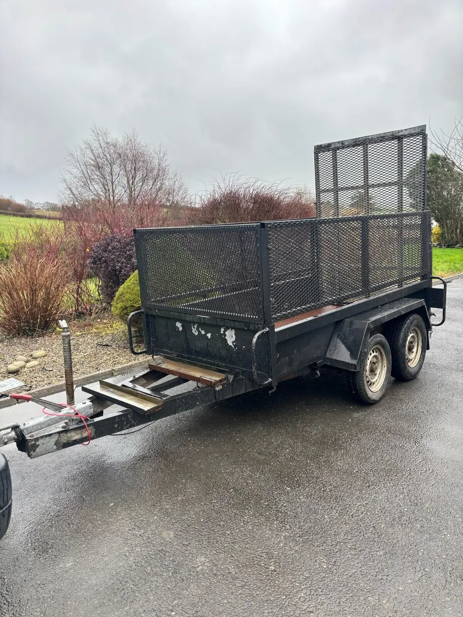 8x4 Indespension galvanised plant trailer - Image 1