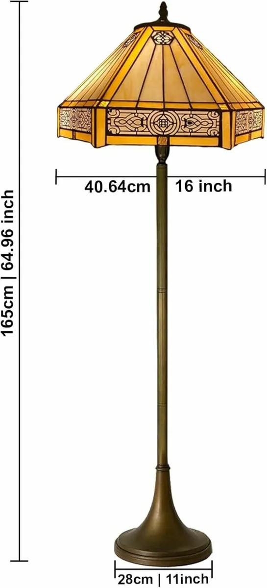 Tiffany Floor Lamps Stunning Quality Handcrafted - Image 2