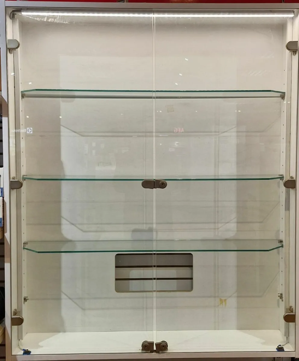 Retail Secure Lockable Glass Display Cabinet - Image 2
