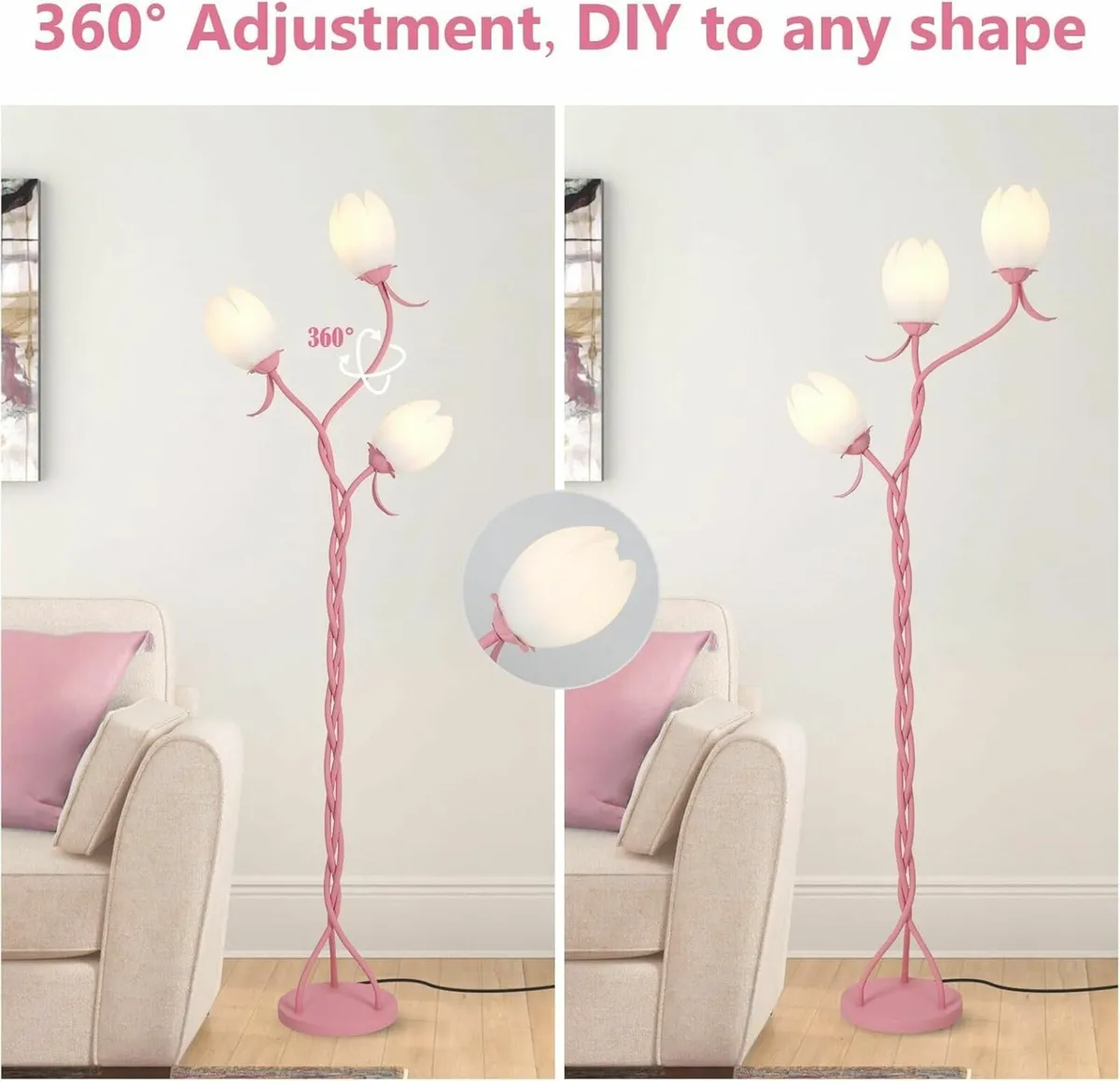 Flower Floor Lamps for Living Room Modern - Image 2