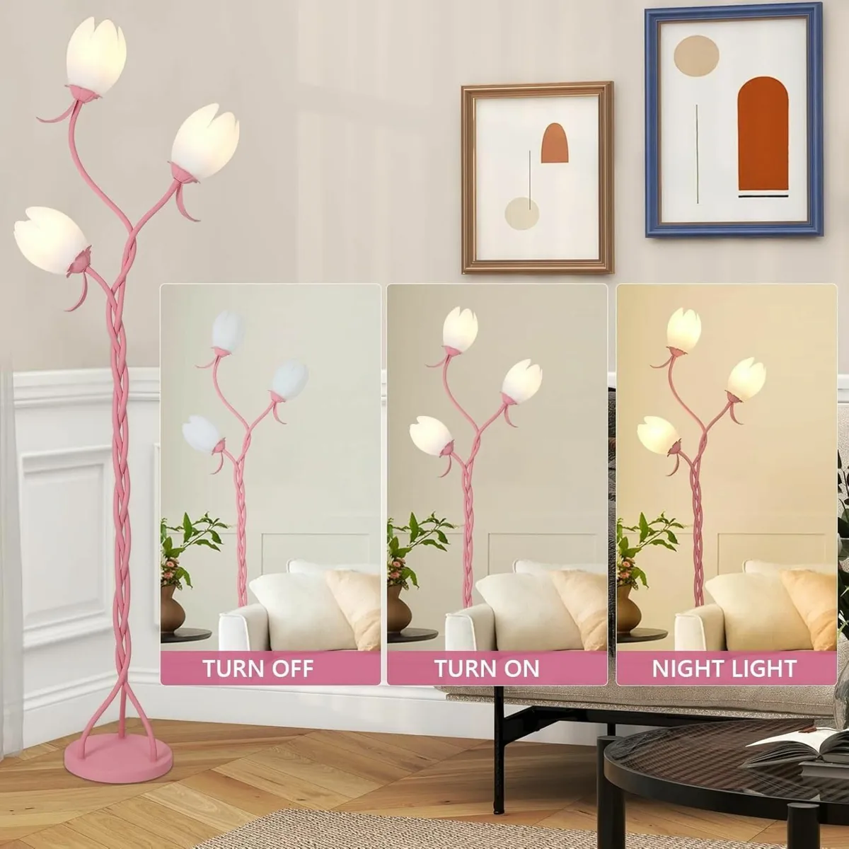 Flower Floor Lamps for Living Room Modern - Image 3