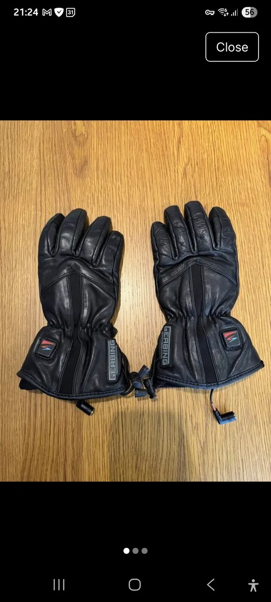Gerbing heated motorcycle gloves - Image 1