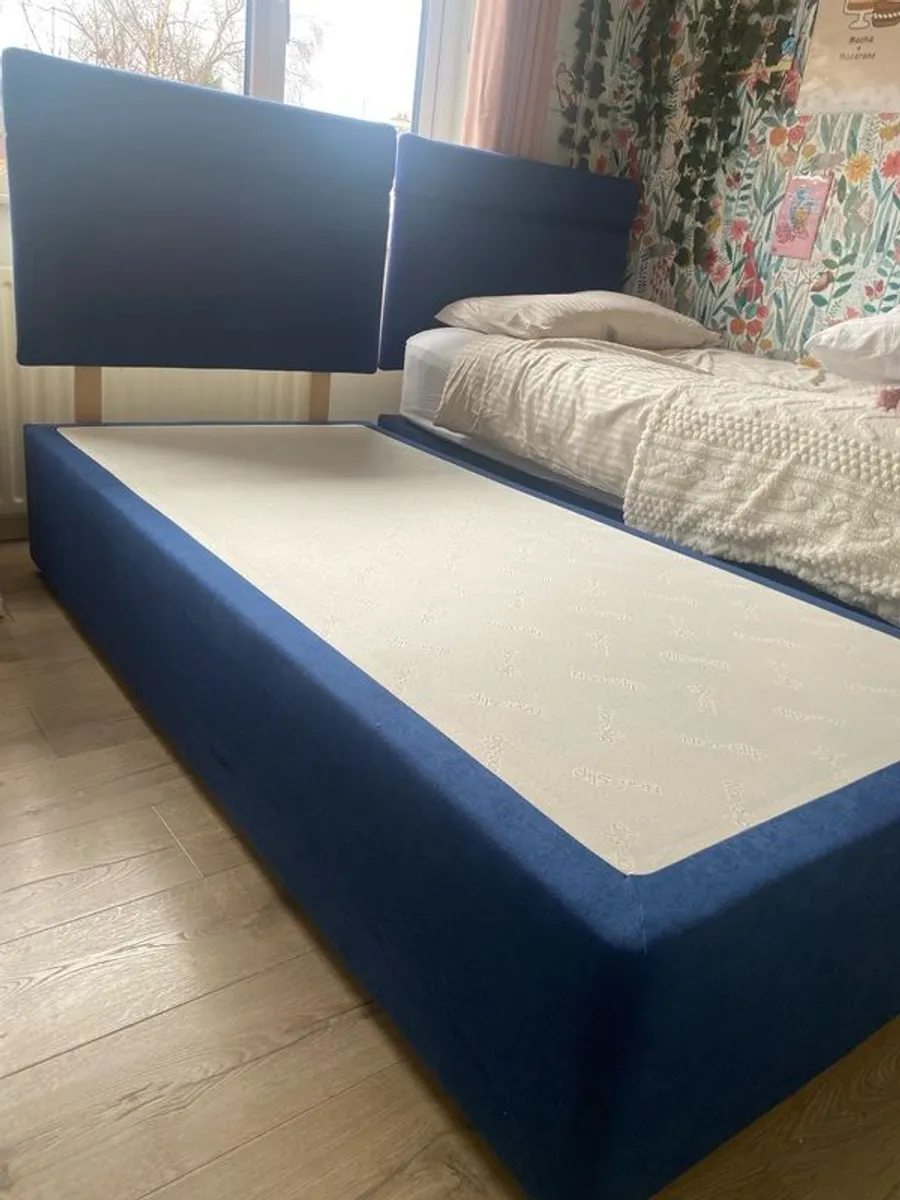 Two single bed bases with headboards for sale in Co. Dublin for €20 on ...