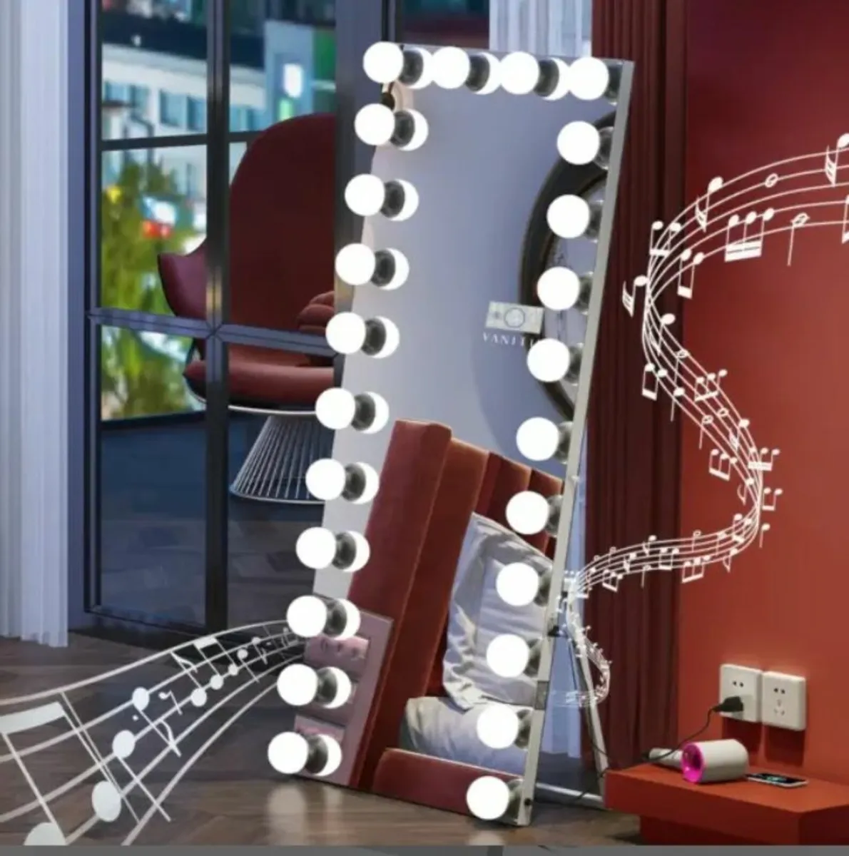 VANITII Marilyn Hollywood Vanity Mirror – Full Len - Image 2