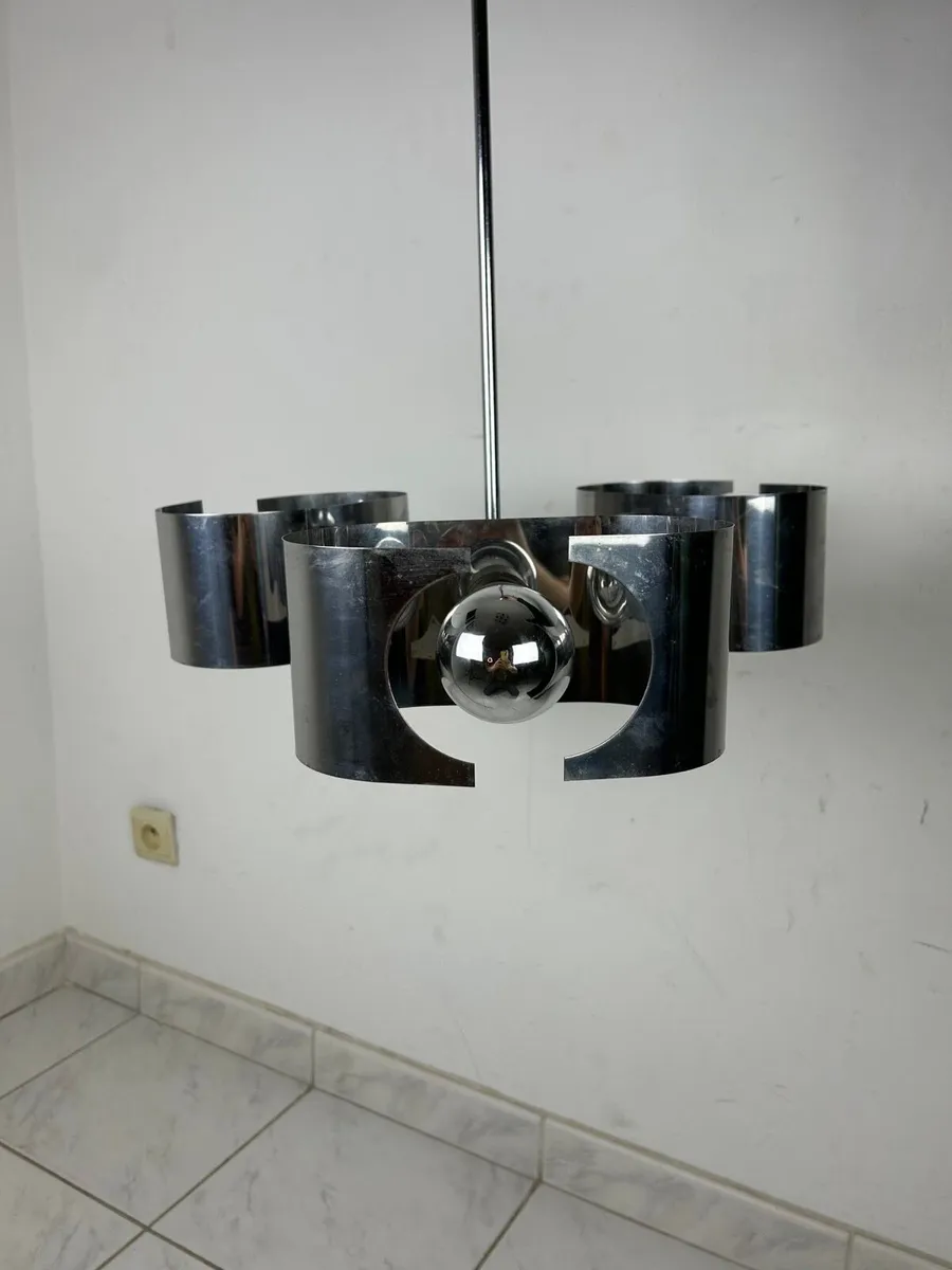 Space age / mid century chrome light - Image 3