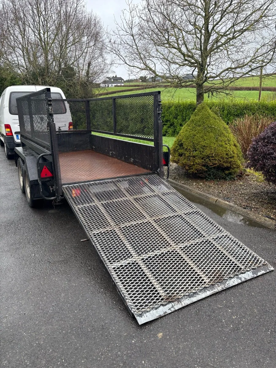 8x4 Indespension galvanised plant trailer - Image 3