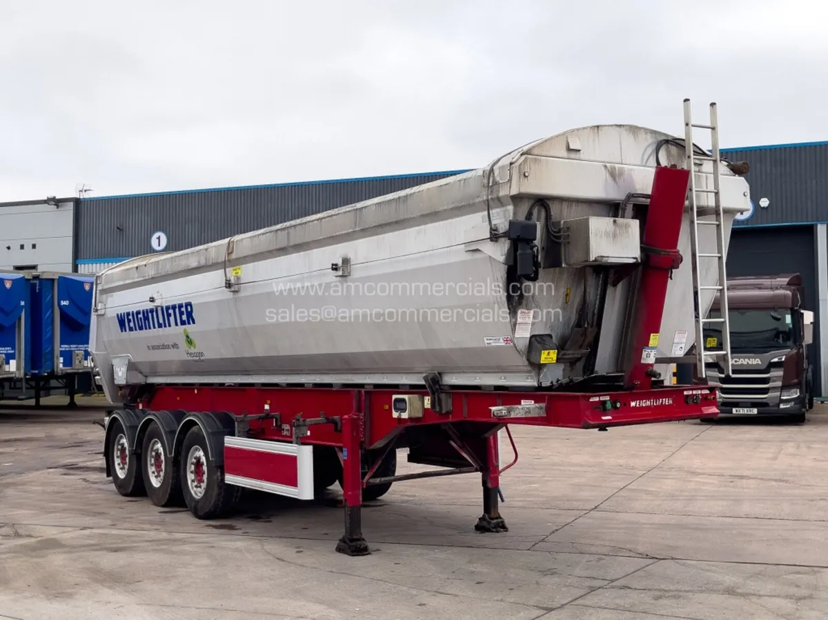 2021 WEIGHTLIFTER HALF-PIPE TIPPING TRAILER - Image 1