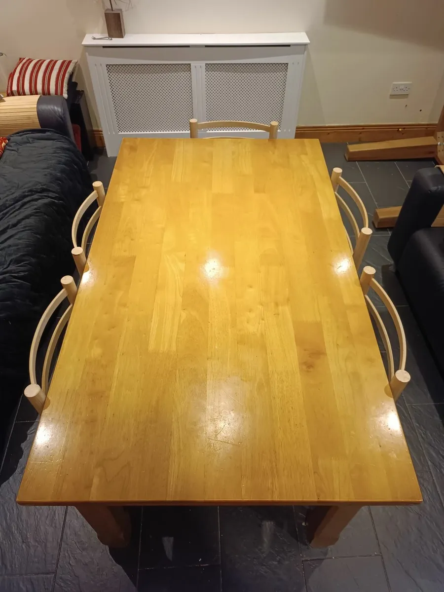 Dining table & chairs - Image 4
