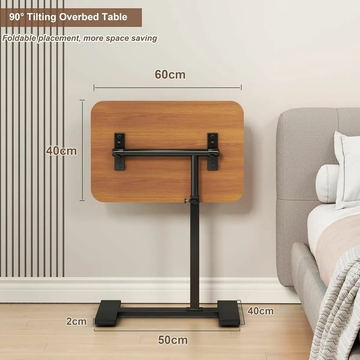 Adjustable Height C Shaped Side Table 360degreesSw - Image 2
