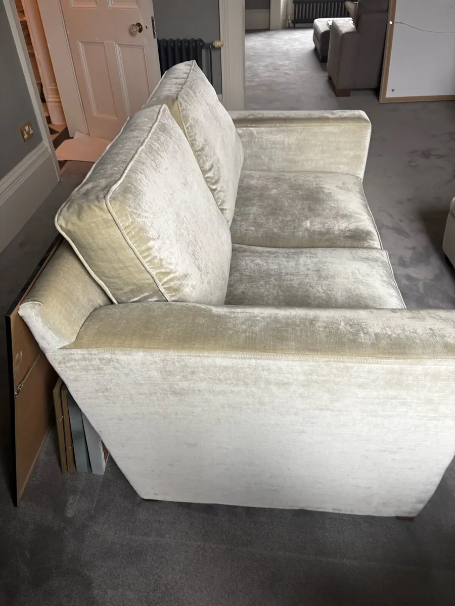 Velvet 2 seater Sofa - Image 2