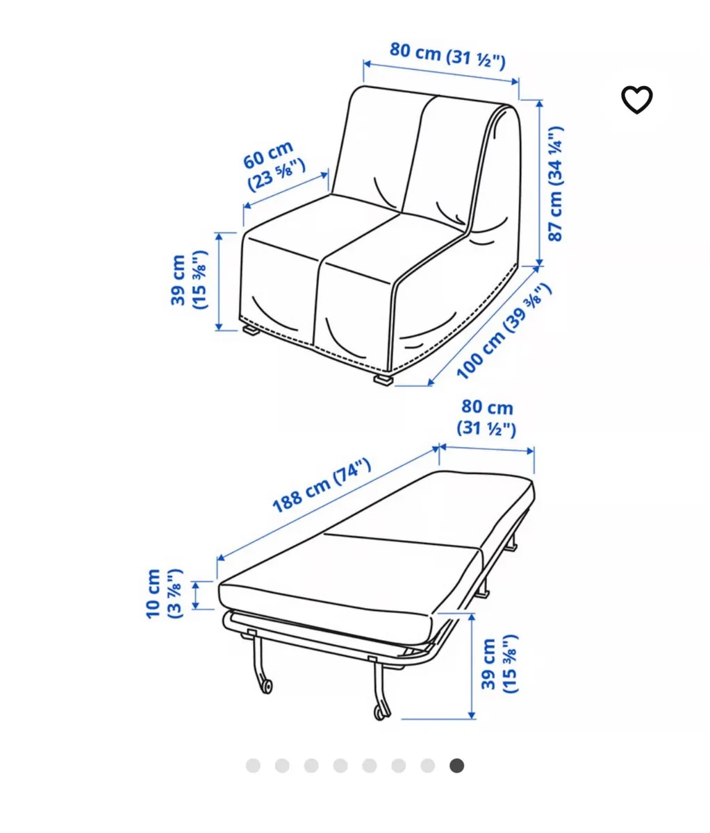 Arm Chair - Sofa Bed - Image 4