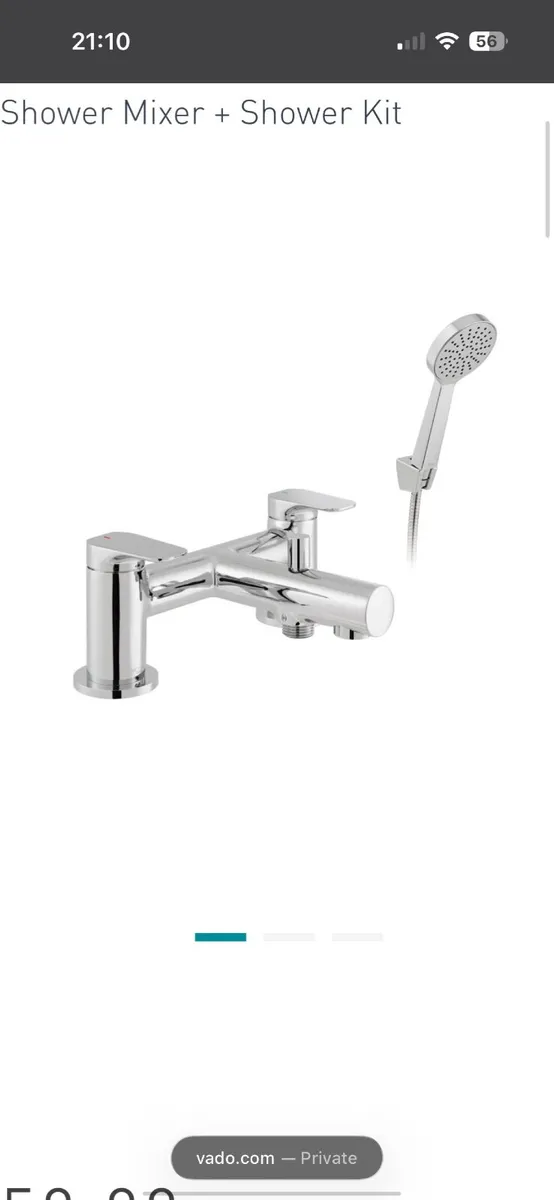 Vado Shower/Bath Mixer Kit & Shower Kit - Image 1