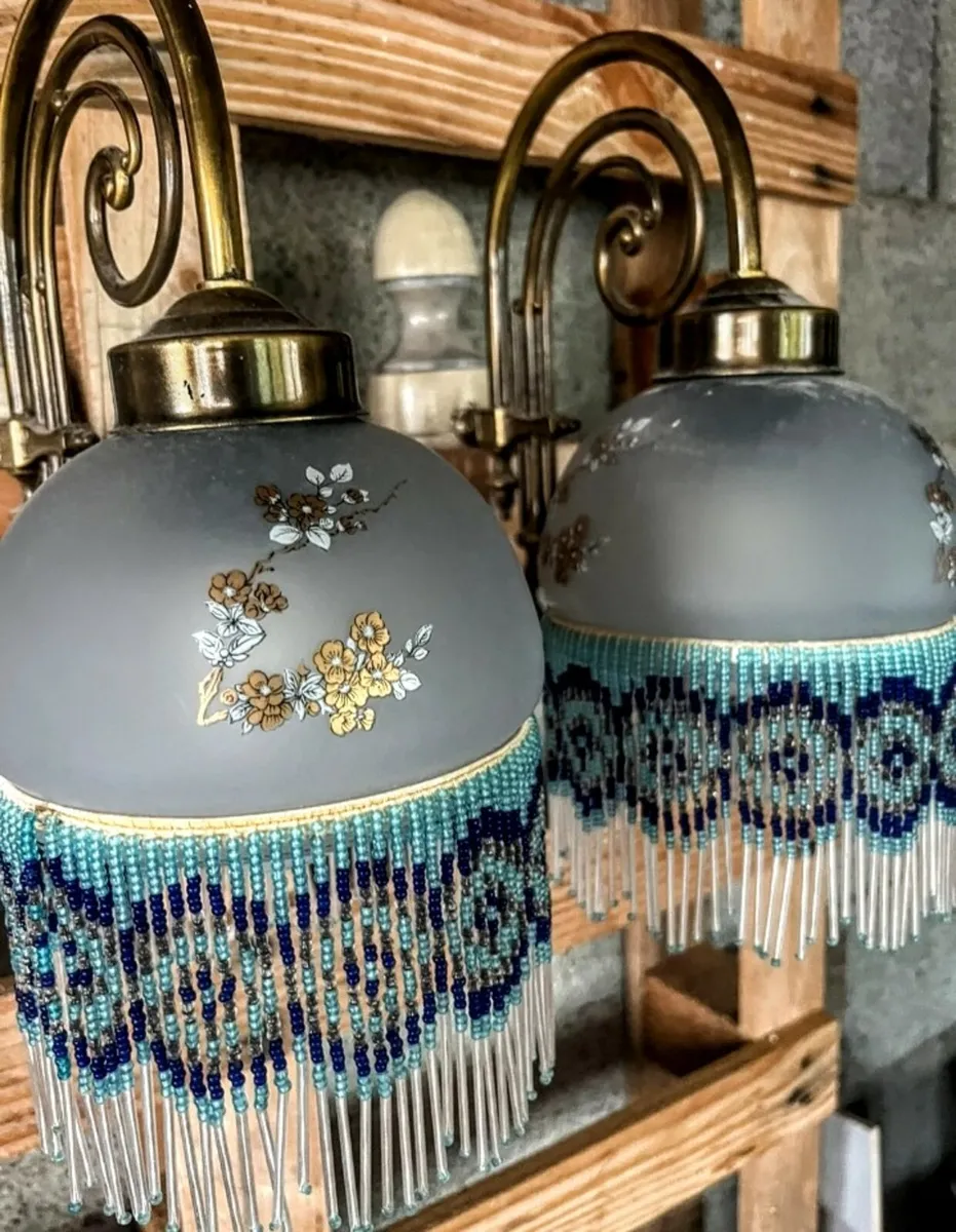 Pair of Art Deco wall lights - Image 2