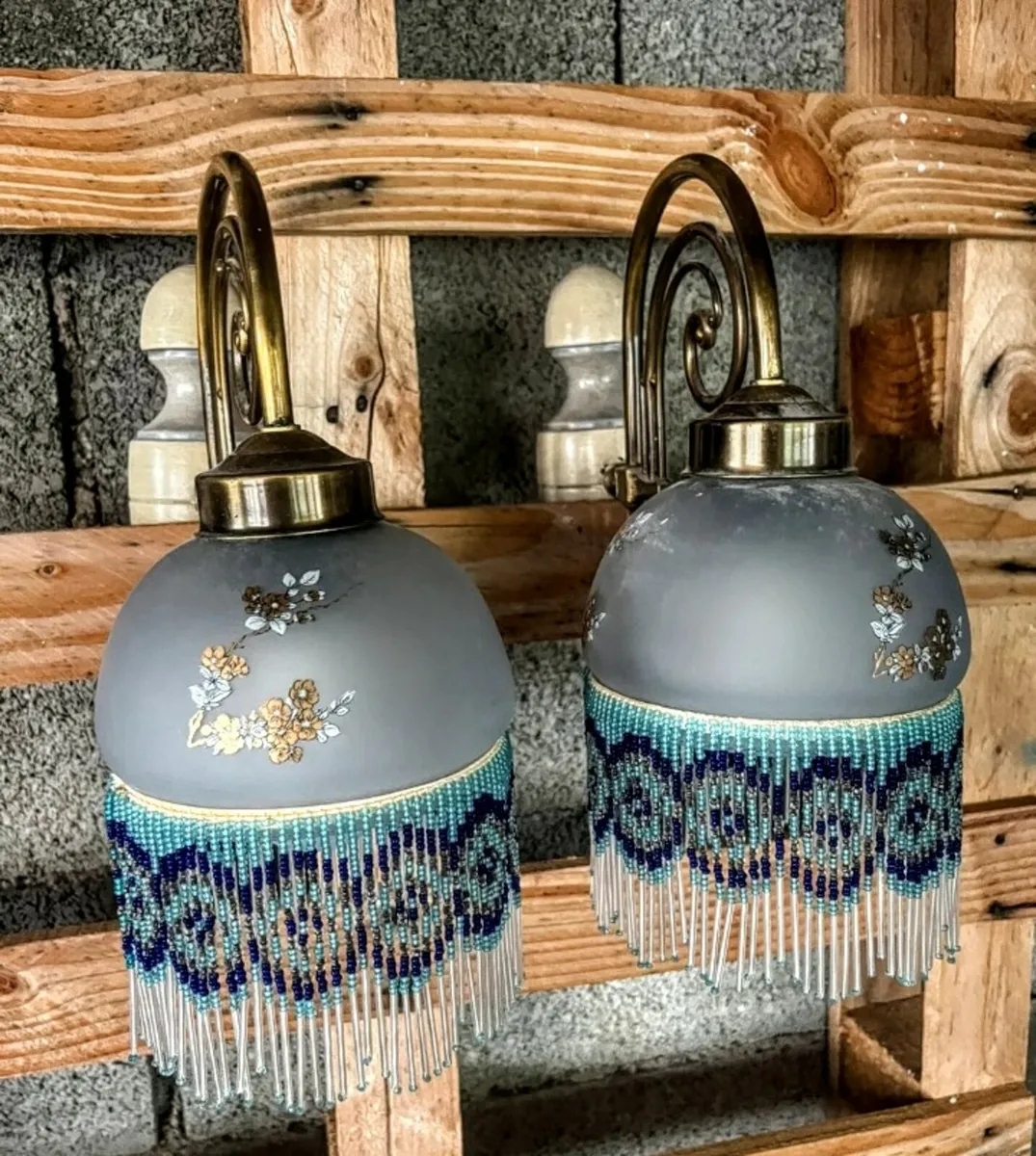 Pair of Art Deco wall lights - Image 3