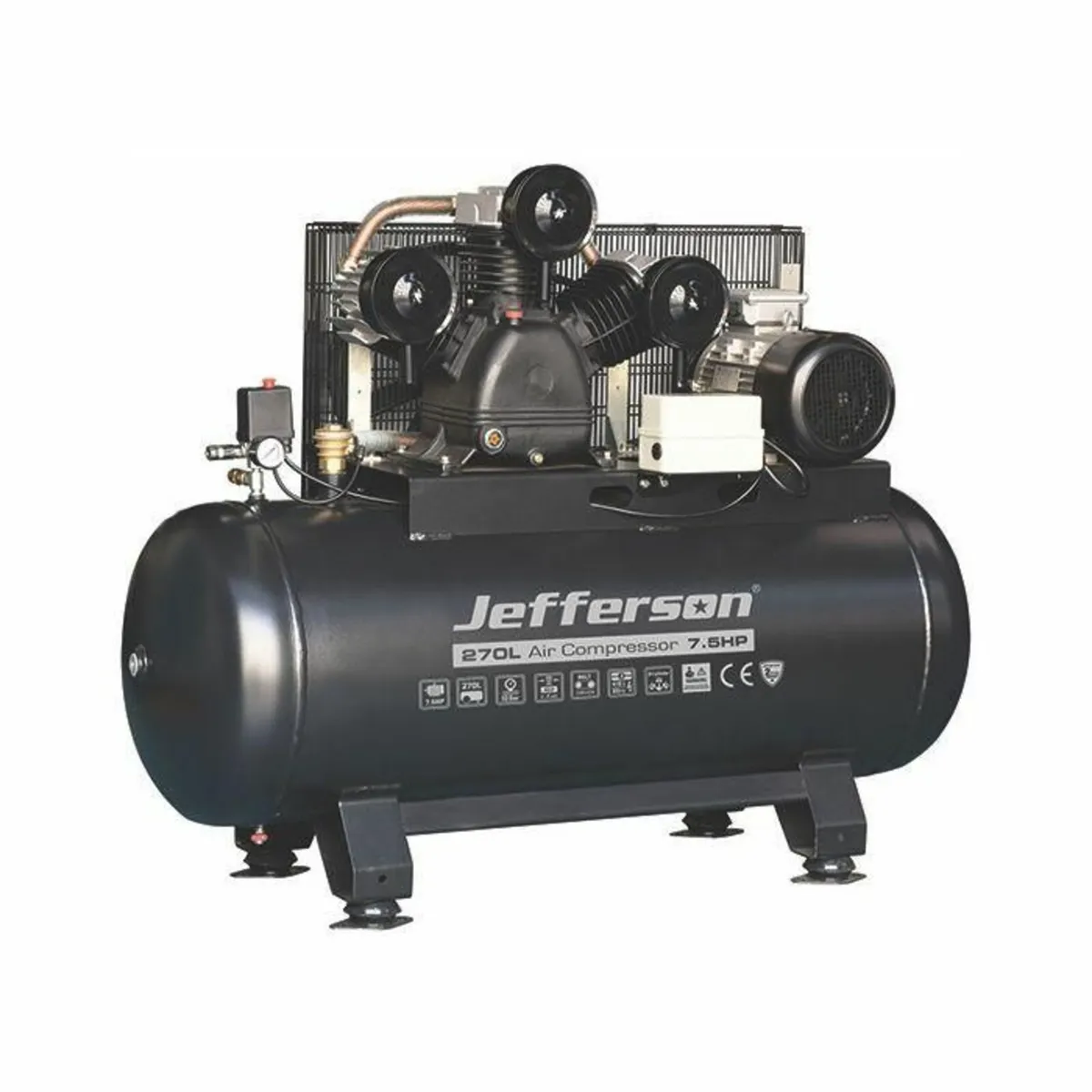 NEW JEFFERSON AIR COMPRESSOR 270 150 100 25L - Image 1