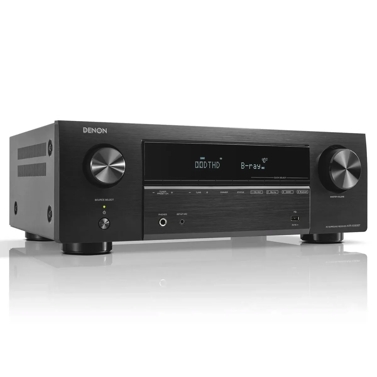 Denon AVR-X580BT 5.2 Ch. 8K 130Wx5🔊AV Receiver⚡ - Image 1