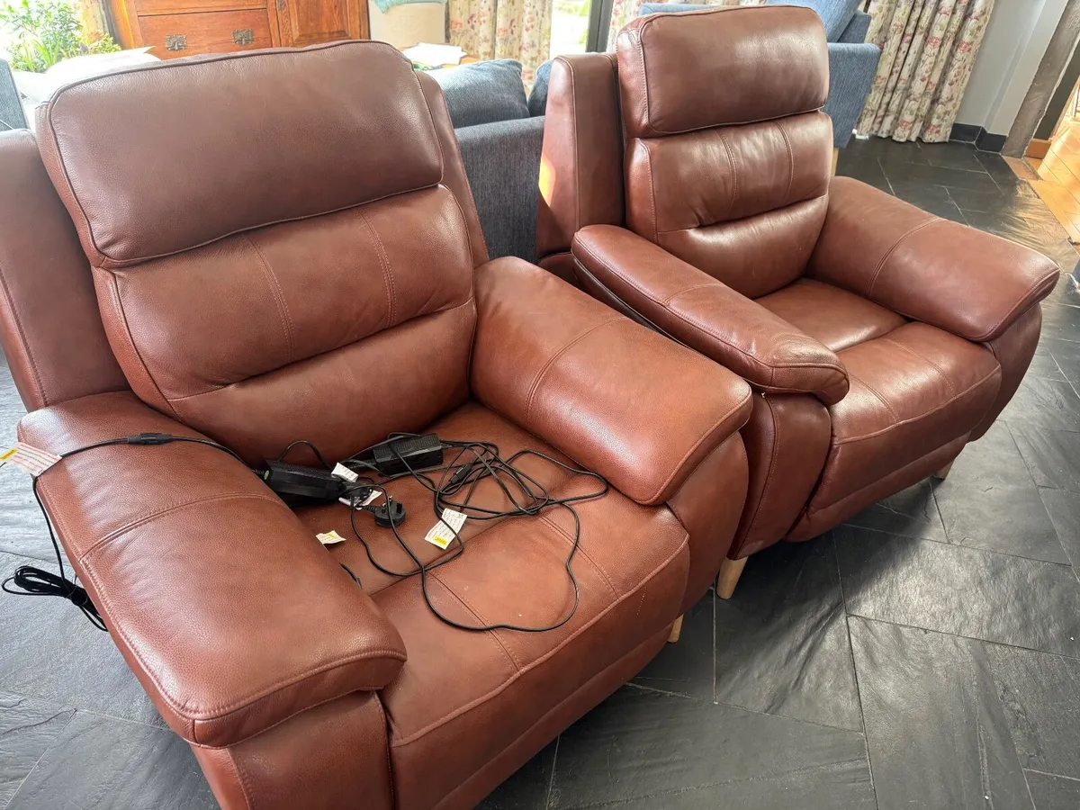 Leather Recliner Chairs - Image 1