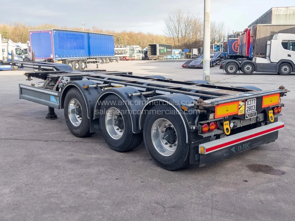 2022 D-TEC GOOSENECK SLIDING SKELETAL TRAILER - Image 4