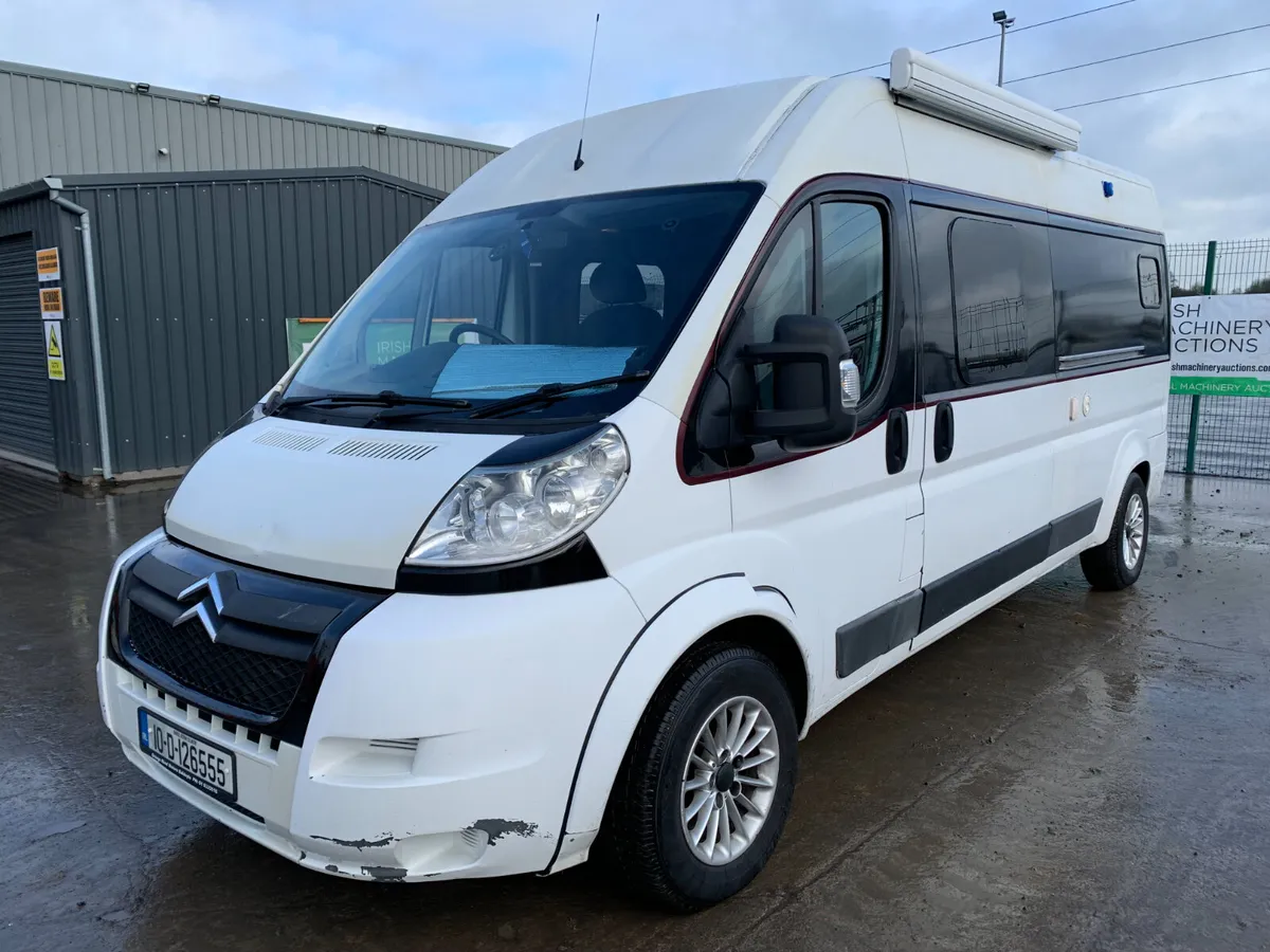 BID ONLINE NOW - 2010 CITROEN RELAY CAMPER FOR AUC - Image 1