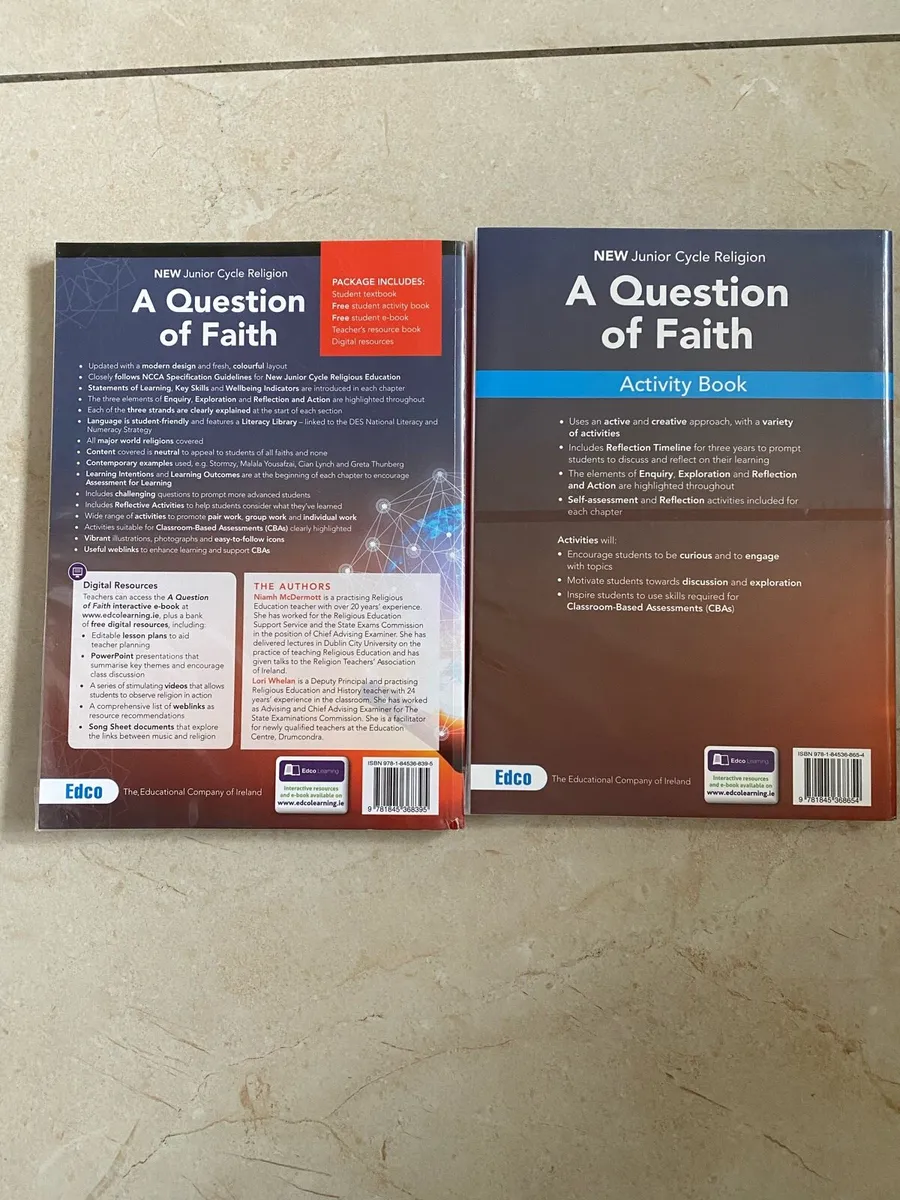 New Junior Cycle Religion A Question of Faith set - Image 3