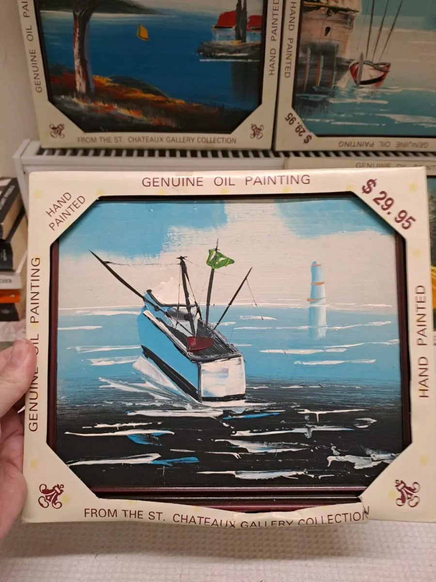 Variety of oil paintings - Image 2