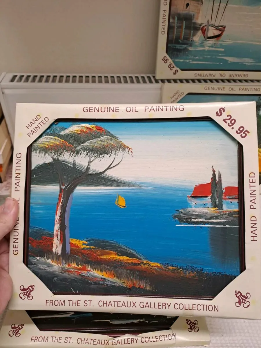 Variety of oil paintings - Image 3