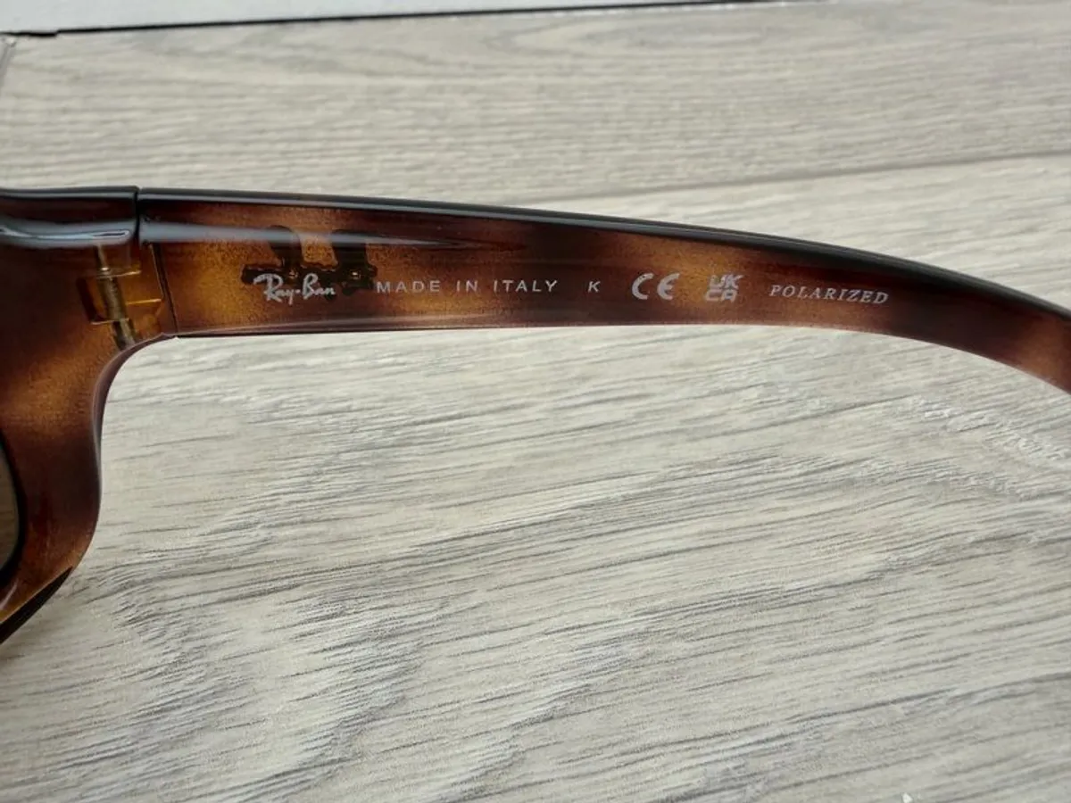 Rayban 4068 Havana Brown polarized sunglasses - Image 4