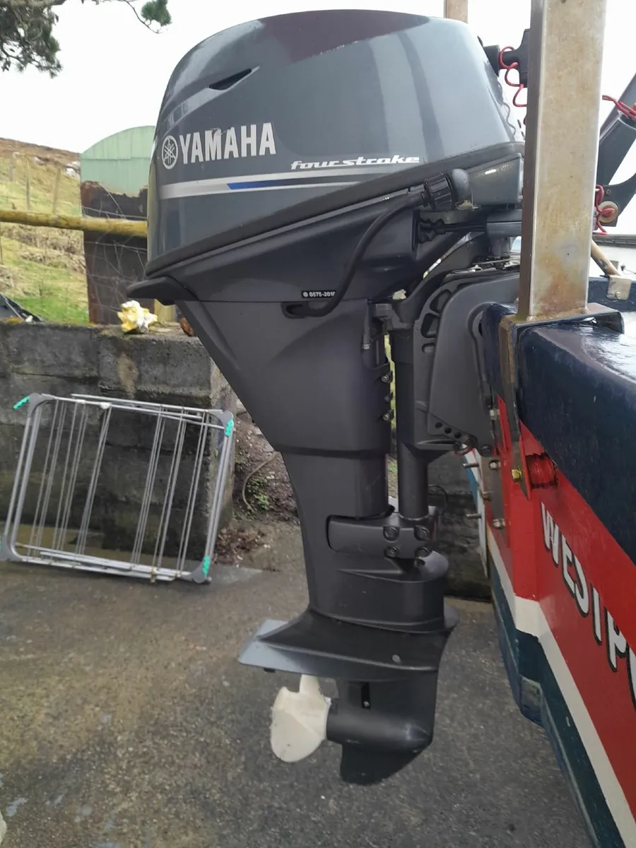 2018 Yamaha 15HP Longshaft 4 Stroke Outboard - Image 1