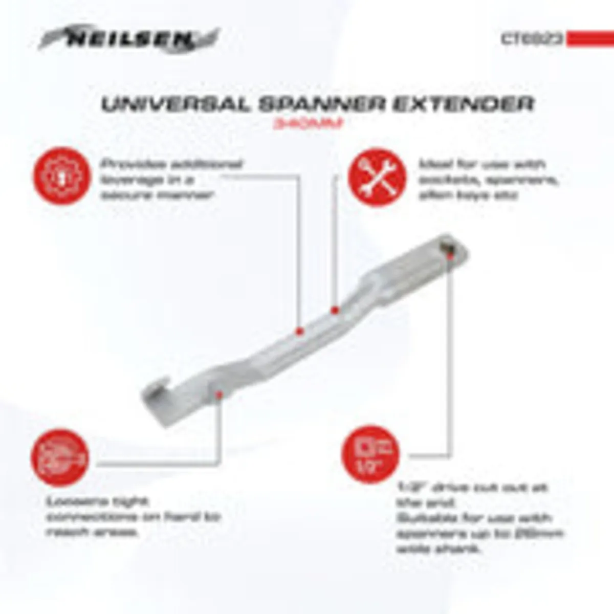 Universal Spanner Extender 340mm - Image 4