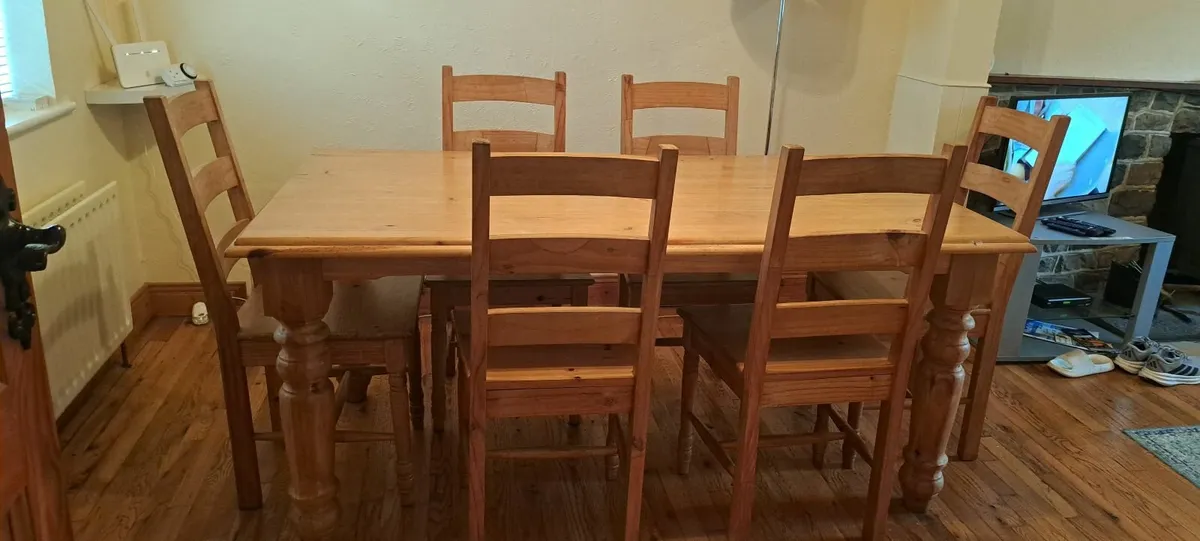 Dining Table & 6 Chairs - Image 3