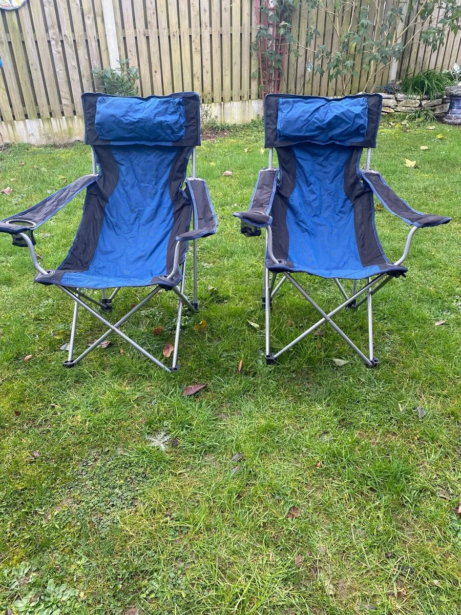2 Camping  / Fishing / Picnic Chairs - Image 1