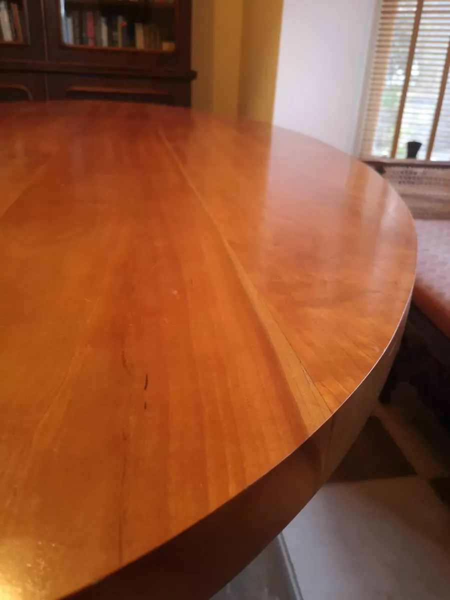 Solid Rosewood Oval Table - Image 1