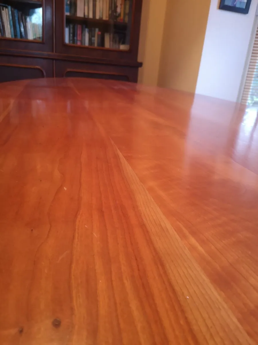 Solid Rosewood Oval Table - Image 2